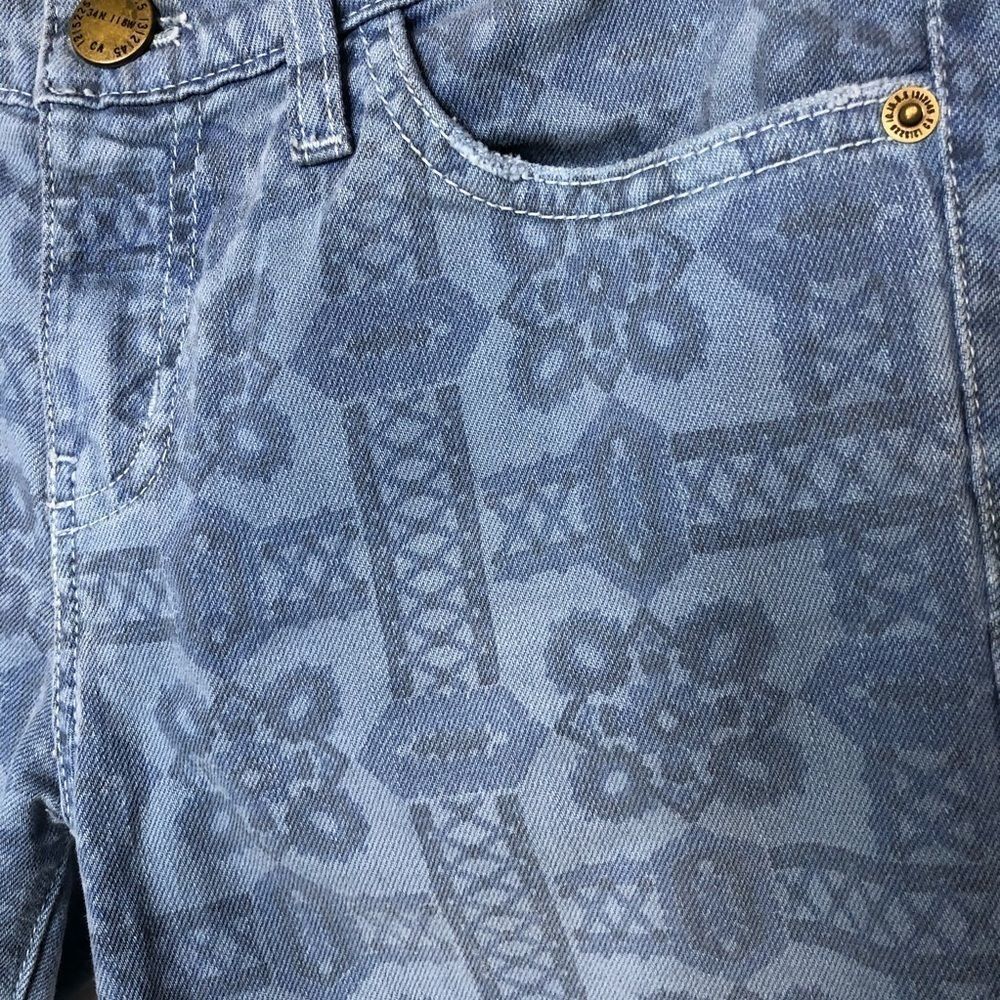 Current Elliot The Stiletto Navy Bandana Jeans - Picture 5 of 12